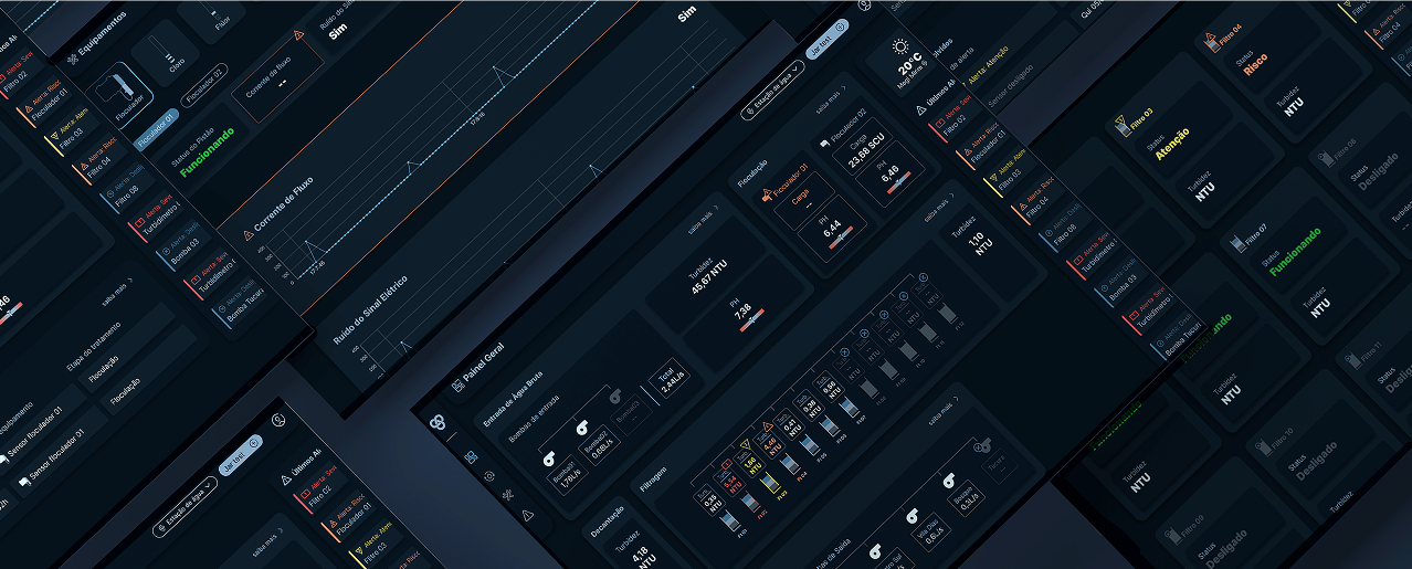 Imagem de fundo com elementos tecnológicos